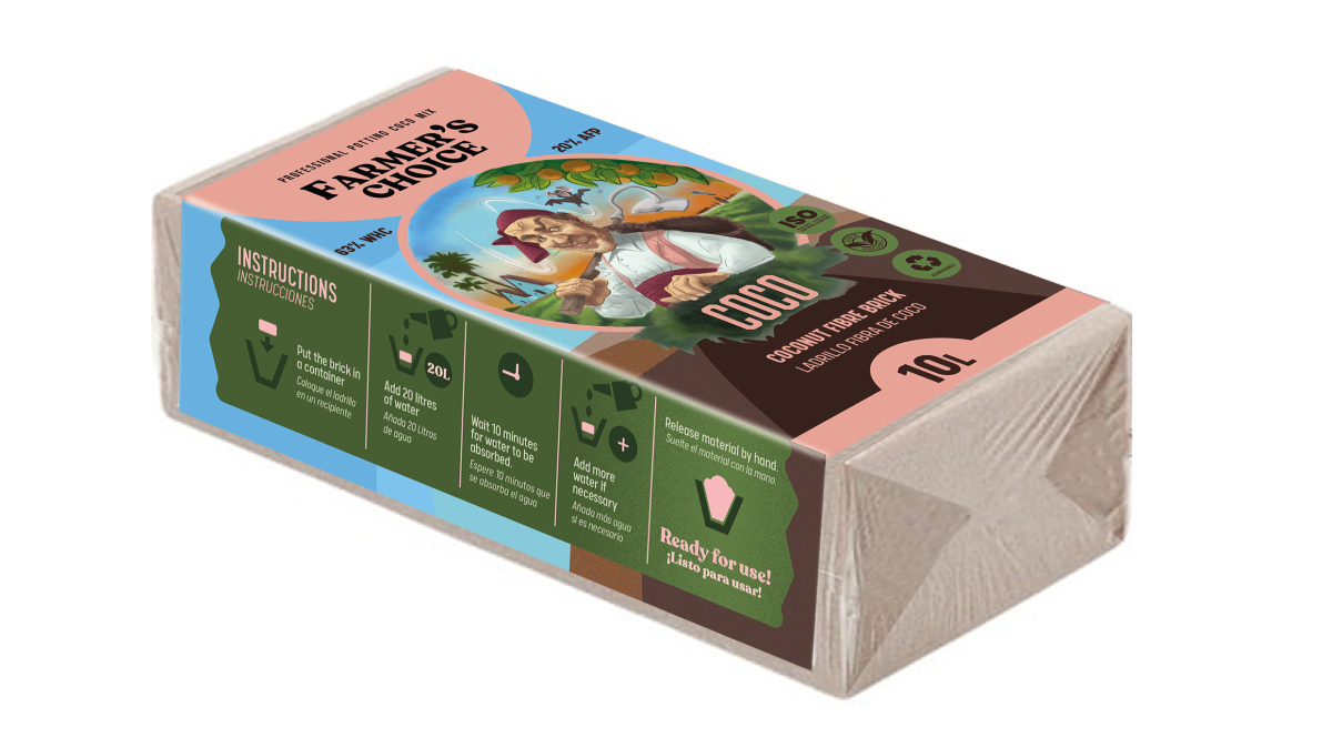 Ladrillo coco Farmer's Choice