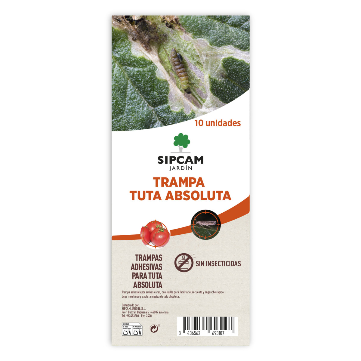 Trampa adhesiva tuta Sipcam