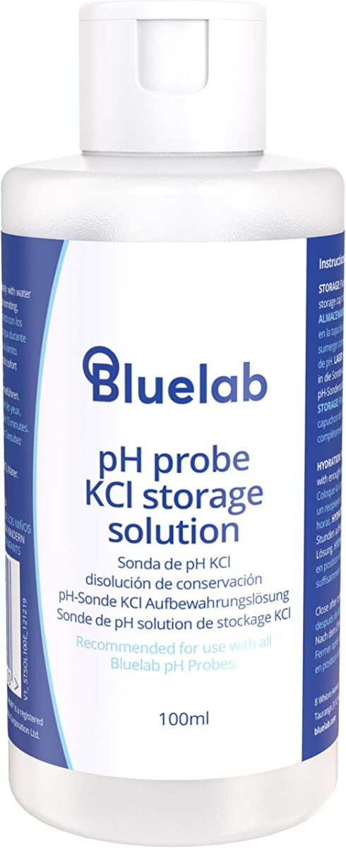 Solución de almacenamiento sonda PH KCI